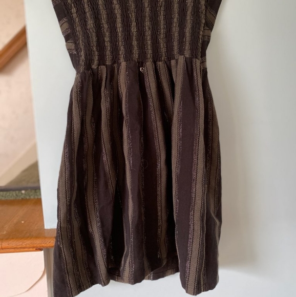 Roxy black and silver striped dress - Picture 4 of 4
